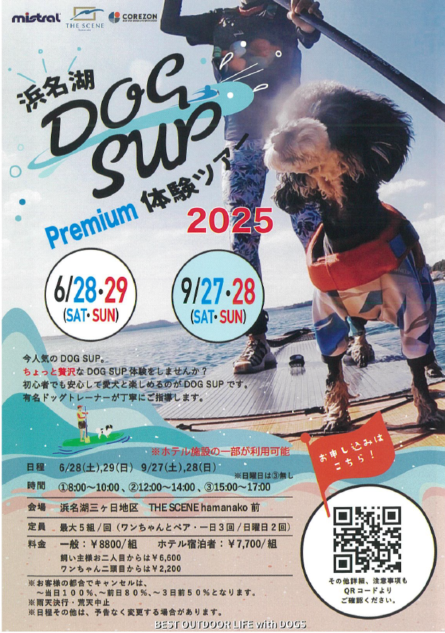 今年もやります❗️DOG SUP 体験会  6/28.29.🐶