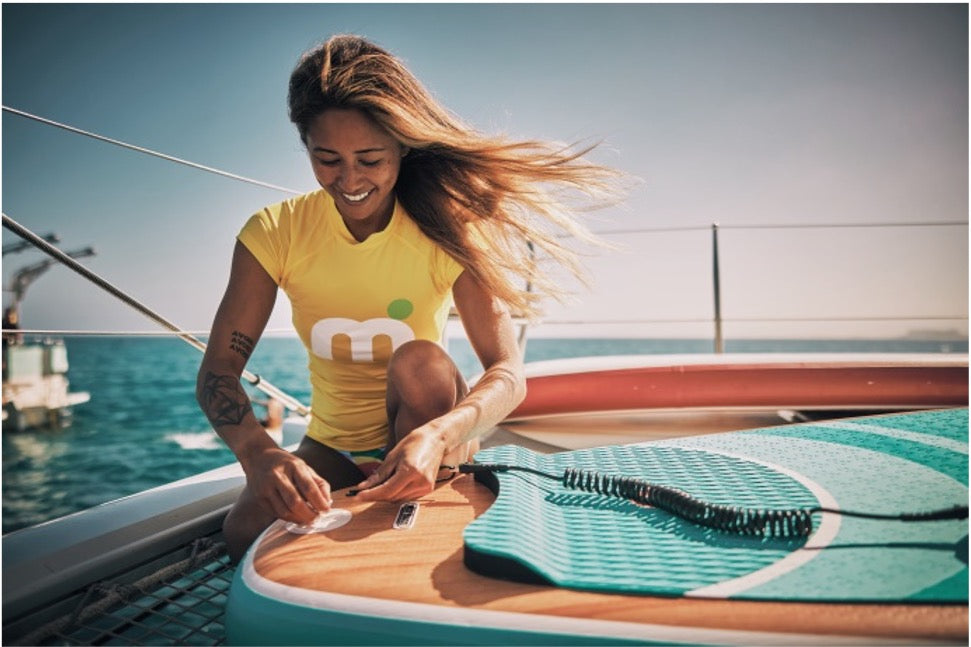 mistral SUP 2023 Doggy Special【SUNBURST Air 10’9 パドル&リーシュセット (wood) 】